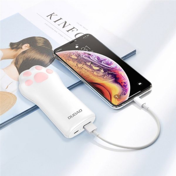 Power banka - mačacia labka - DUDAO, 5000mAh, 1A 4 - pre milovníkov mačiek