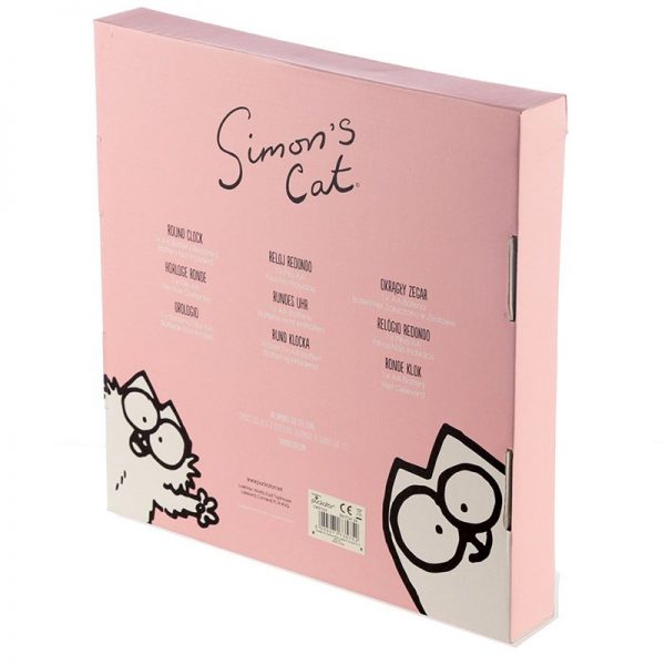 Nástěnné hodiny Simon's Cat - Life Is Better With a Cat 5 - pre milovníkov mačiek