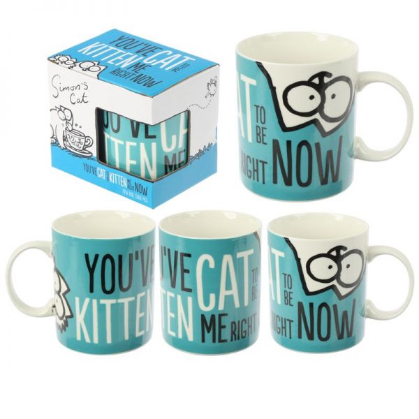 Porcelánový hrnček Simon's Cat - Kitten Slogan 3 - pre milovníkov mačiek