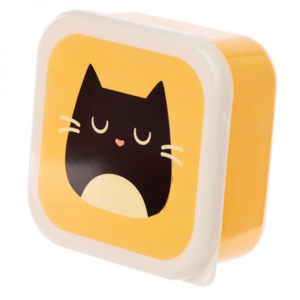 Sada 3 krabiček na jedlo M/L/XL - Feline Fine Kočka 5 - pre milovníkov mačiek
