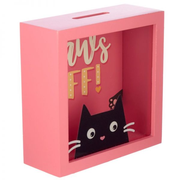 Pokladnička s mačkou Feline Fine mačka - Paws Off 3 - pre milovníkov mačiek