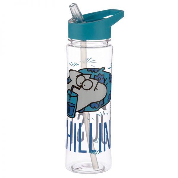 Nerozbitná plastová láhev na vodu s kočkou, 550ml Simon's Cat - Just Chilling 1 - pre milovníkov mačiek