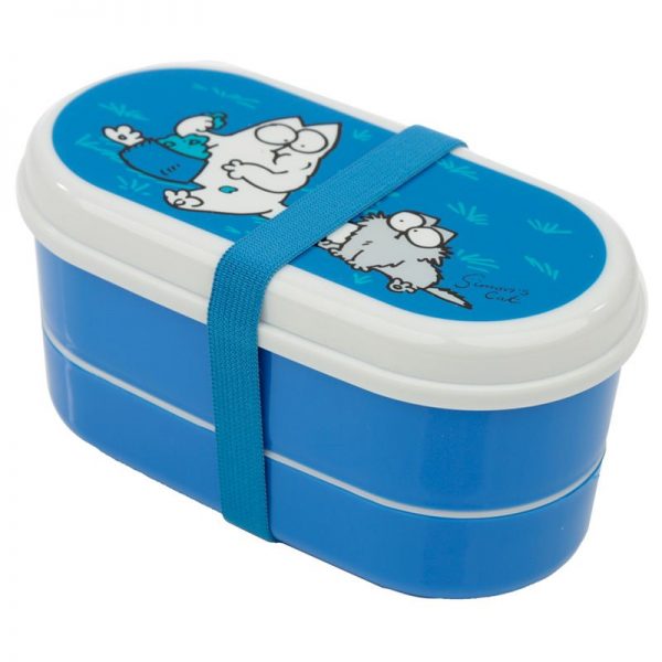 Krabičky na jedlo Simonova mačka - Bento box s vidličkou a lyžičkou Simon's Cat 2 - pre milovníkov mačiek