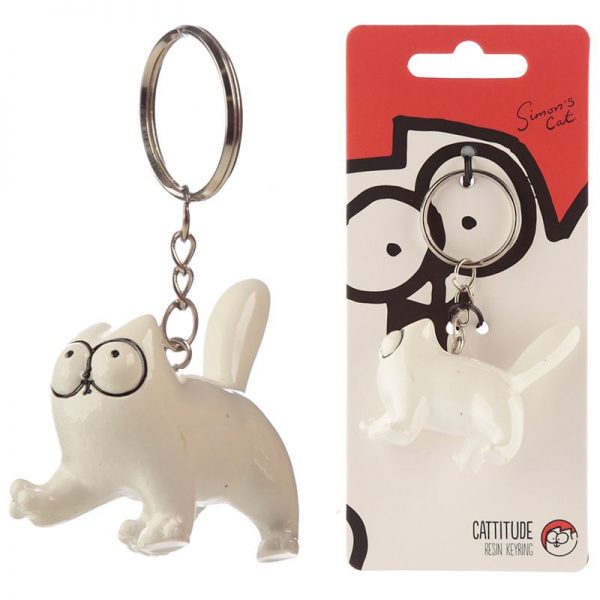 Kľúčenka Simon's Cat - prívesok na kľúče Simonova Mačka 1 - pre milovníkov mačiek