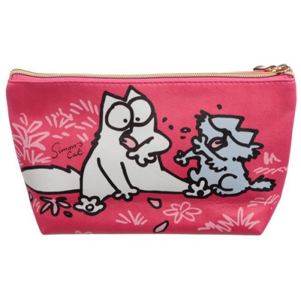 Simon's Cat Stredná toaletná kozmetická taška 2 - pre milovníkov mačiek