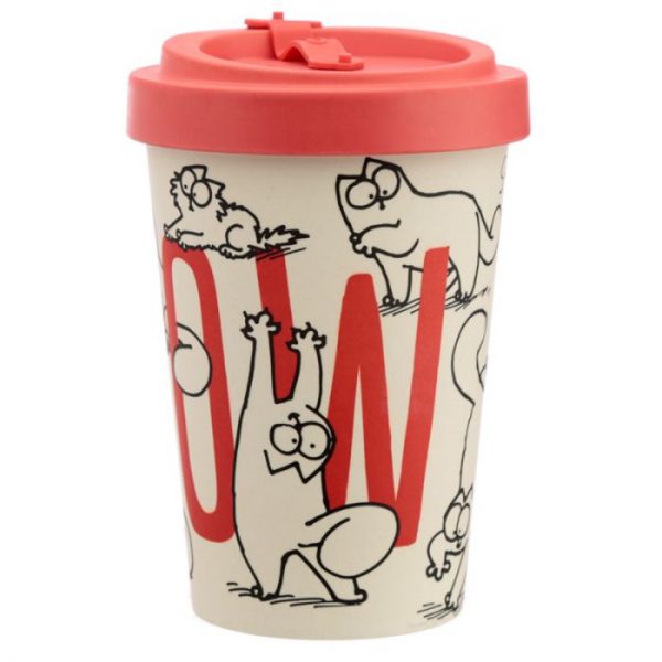 Simon's Cat Cestovný termohrnček z bambusového kompozitu 4 - pre milovníkov mačiek