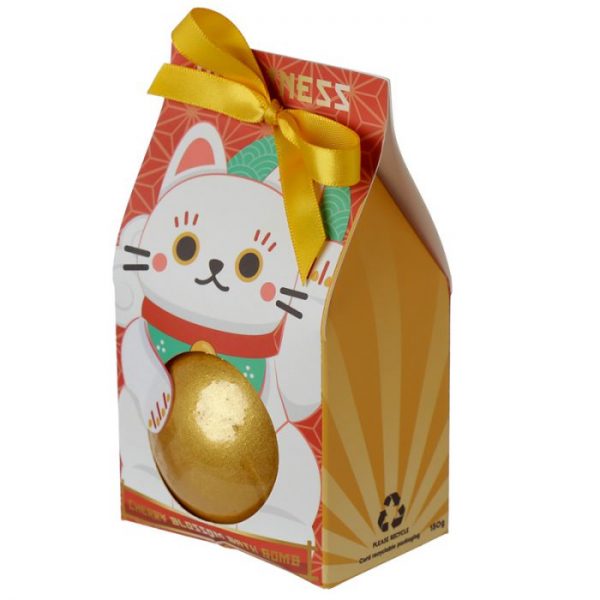 Maneki Neko - mačka šťastie bomba do vody v darčekovom balení 2 - pre milovníkov mačiek