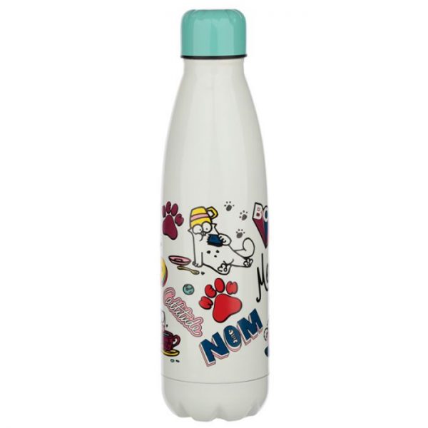 Pawsome Simon's Cat fľaša z nerezovej ocele na tepelnú izoláciu nápojov 500ml 4 - pre milovníkov mačiek