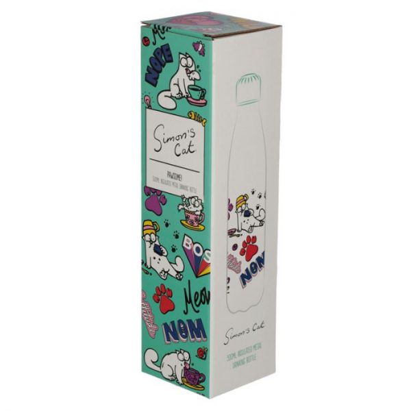 Pawsome Simon's Cat fľaša z nerezovej ocele na tepelnú izoláciu nápojov 500ml 5 - pre milovníkov mačiek