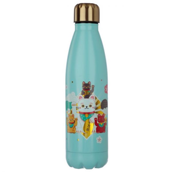 Termofľaša z nerezovej ocele Mačka pre šťastie Maneki Neko 500ml 3 - pre milovníkov mačiek