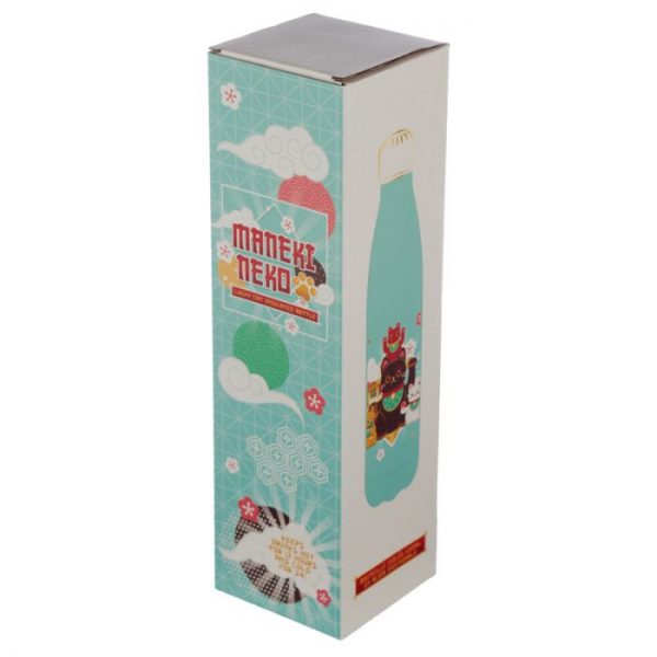 Termofľaša z nerezovej ocele Mačka pre šťastie Maneki Neko 500ml 2 - pre milovníkov mačiek