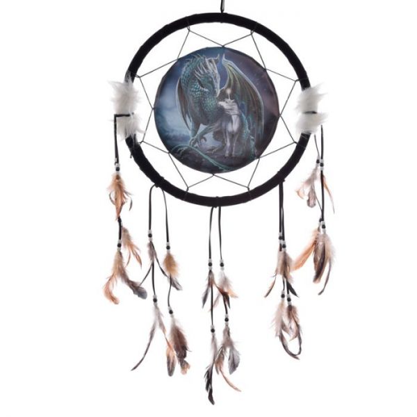 Lisa Parker Protector of Magick Dragon Lapač snov 33cm 1 - pre milovníkov mačiek