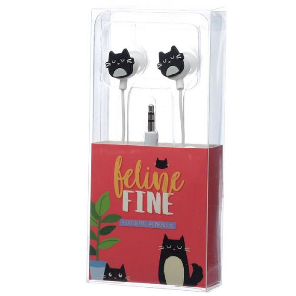 Feline Fine Slúchadlá v tvare mačky 6 - pre milovníkov mačiek