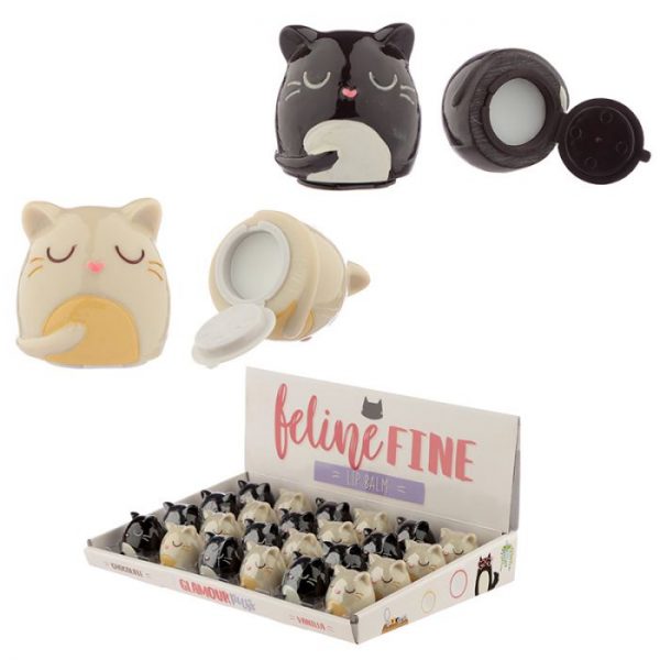 Balzam na pery v držiaku mačky Feline Fine 1 - pre milovníkov mačiek
