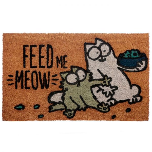 Feed Me Meow Simon's Cat Rohožka z kokosových vlákien 1 - pre milovníkov mačiek
