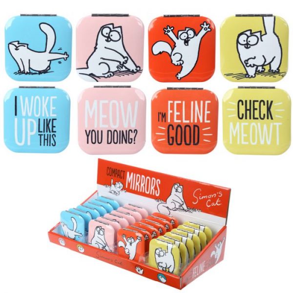 Simon's Cat Kompaktné zrkadielko 1 - pre milovníkov mačiek
