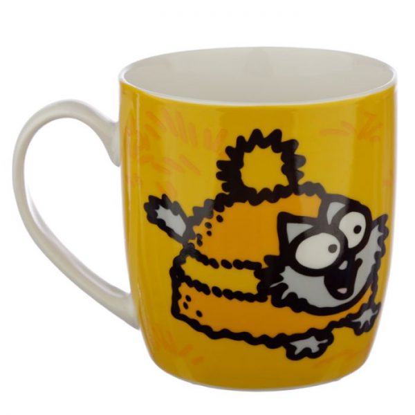 Oranžový Simon's Cat Porcelánový hrnček 5 - pre milovníkov mačiek
