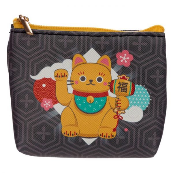 Maneki Neko - mačka šťastie PVC Peňaženka 5 - pre milovníkov mačiek