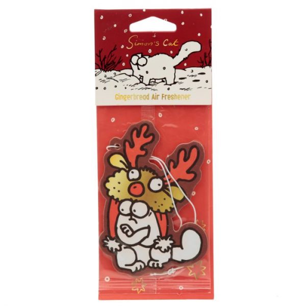 Perníkový Vianočný Osviežovač vzduchu - Simon's Cat Reindeer Hat 1 - pre milovníkov mačiek